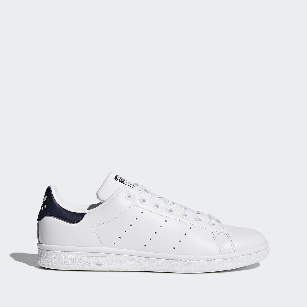 Adidas Stan Smith - Originals γυναικεια - Ασπρα/Βαθυ Μπλε,Μέγεθος: EU 36 – 54 2/3 (843WMHUJ)